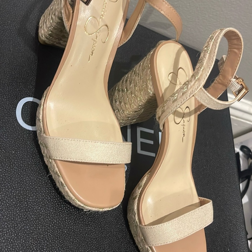 Jessica Simpson Platform wedge heel size 7.5